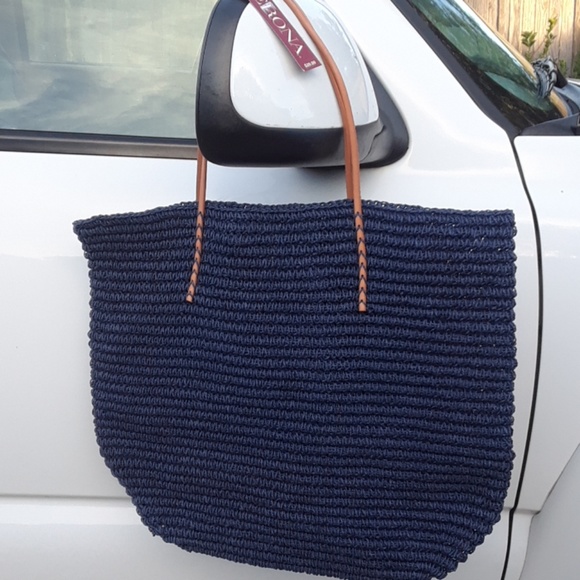 Merona blue tote Nwt - Picture 2 of 4